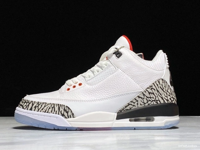 3 Jordan white Retro 